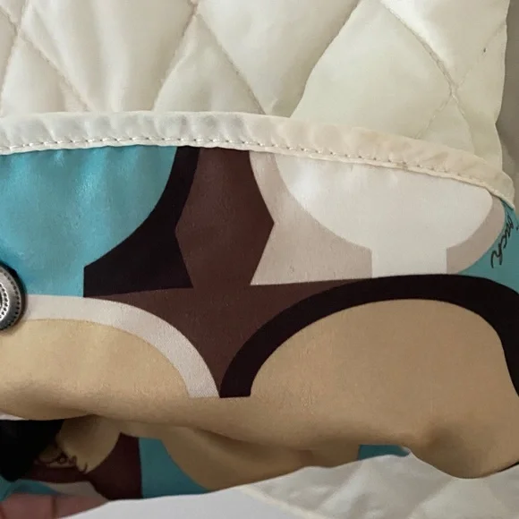 Coach Cream Quilted Puffer Jacket - Picture 3 of 11